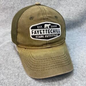 Ozark Outfitters Mens Green Fayettechill Trucker Hat Mesh Snapback OSFM